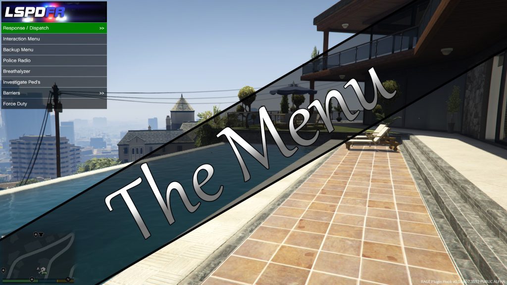 Can I use RageNativeUI for police mods like LSPDFR